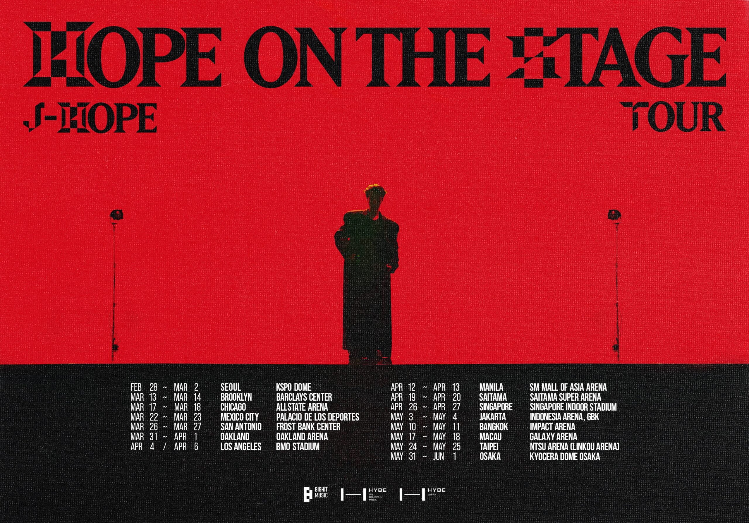 j-hope (BTS) anuncia turnê mundial “HOPE ON THE STAGE” – HIT!Magazine
