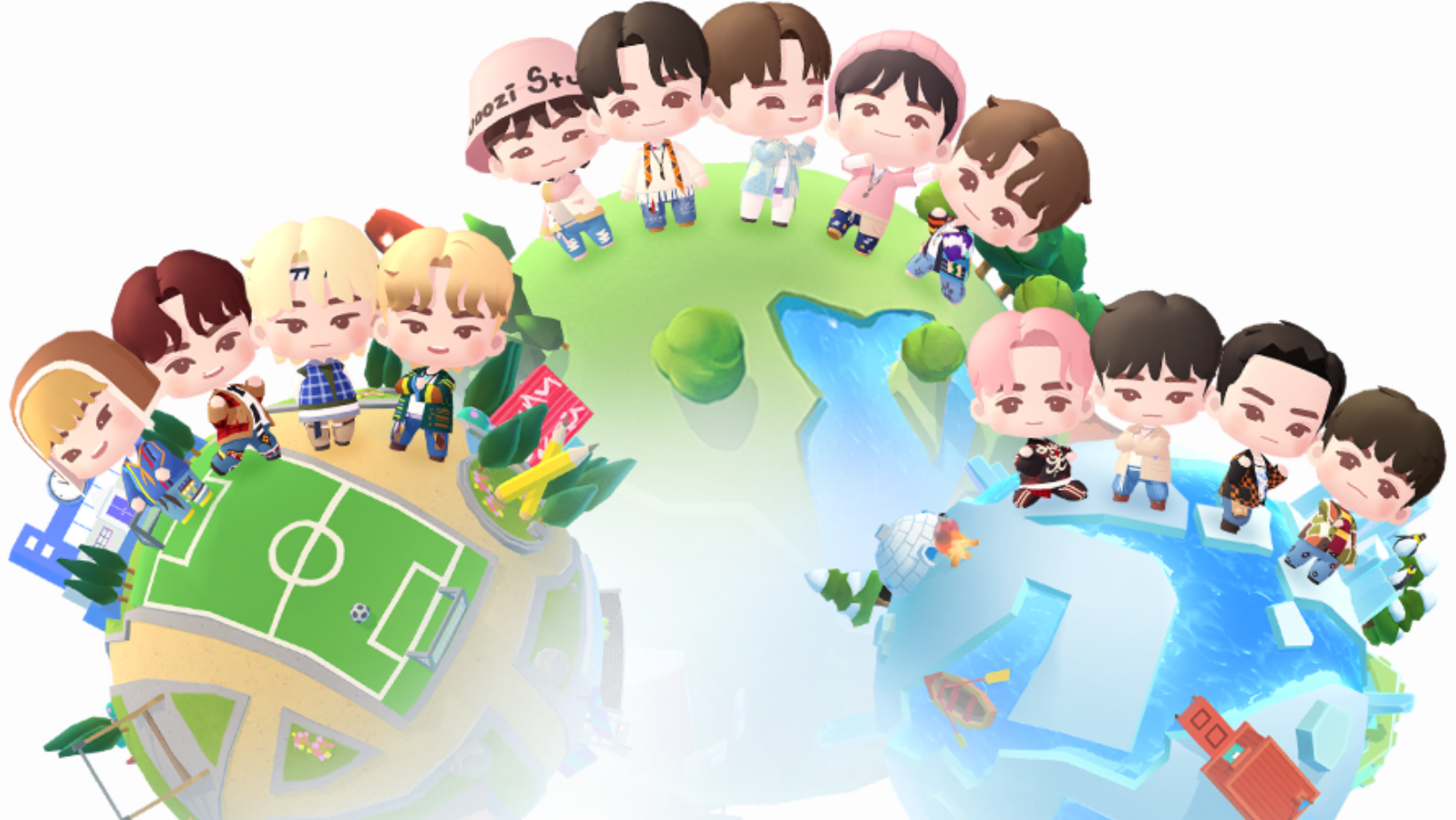 O primeiro jogo mobile oficial do SEVENTEEN abre pré-registro